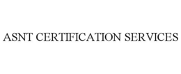 ASNT CERTIFICATION SERVICES trademark