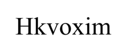 HKVOXIM trademark