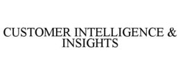 CUSTOMER INTELLIGENCE & INSIGHTS trademark