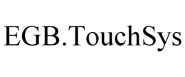 EGB.TOUCHSYS trademark