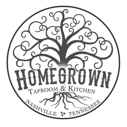 HOMEGROWN TAPROOM & KITCHEN NASHVILLE TENNESSEE trademark