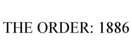 THE ORDER: 1886 trademark