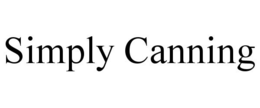 SIMPLY CANNING trademark