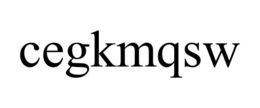 CEGKMQSW trademark