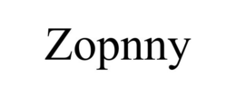 ZOPNNY trademark