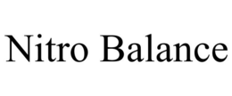NITRO BALANCE trademark