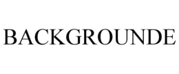 BACKGROUNDE trademark