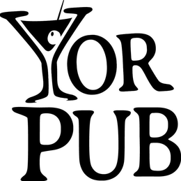 YOR PUB trademark