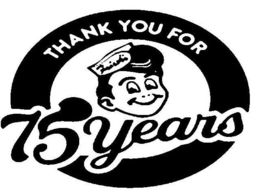 FRISCH'S THANK YOU FOR 75 YEARS trademark