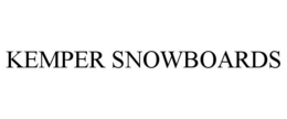 KEMPER SNOWBOARDS trademark
