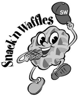 SW SNACK'N WAFFLES trademark
