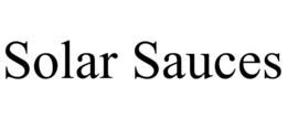 SOLAR SAUCES trademark