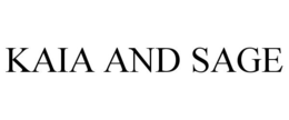 KAIA AND SAGE trademark