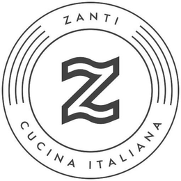 Z ZANTI CUCINA ITALIANA trademark