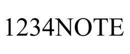 1234NOTE trademark