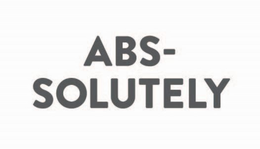 ABS-SOLUTELY trademark