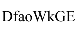 DFAOWKGE trademark