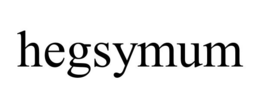 HEGSYMUM trademark