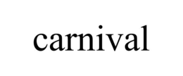 CARNIVAL trademark