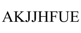 AKJJHFUE trademark