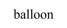 BALLOON trademark