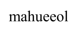 MAHUEEOL trademark