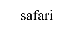 SAFARI trademark