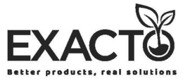 EXACTO BETTER PRODUCTS REAL SOLUTIONS trademark