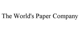 THE WORLD'S PAPER COMPANY trademark