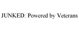 JUNKED: POWERED BY VETERANS trademark