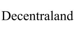 DECENTRALAND trademark