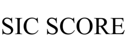 SIC SCORE trademark