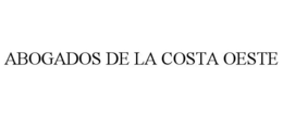 ABOGADOS DE LA COSTA OESTE trademark