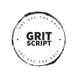 ART OFF THE GRIT· GRIT SCRIPT· ART OFF THE GRIT trademark