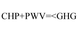 CHP+PWV=<GHG trademark