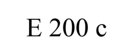 E 200 C trademark