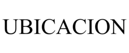 UBICACION trademark