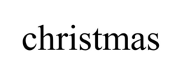 CHRISTMAS trademark