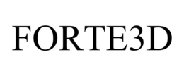 FORTE3D trademark