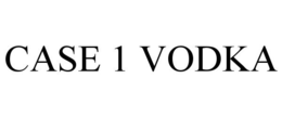 CASE 1 VODKA trademark