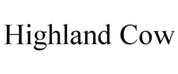 HIGHLAND COW trademark