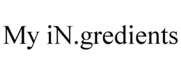MY IN.GREDIENTS trademark