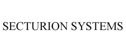 SECTURION SYSTEMS trademark