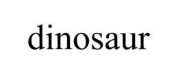 DINOSAUR trademark
