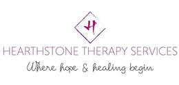 H HEARTHSTONE THERAPY SERVICES WHERE HOPE & HEALING BEGIN trademark