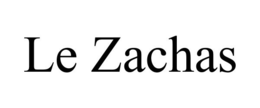 LE ZACHAS trademark