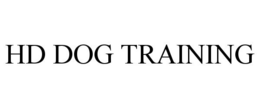 HD DOG TRAINING trademark