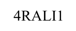 4RALI1 trademark