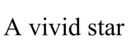 A VIVID STAR trademark