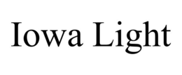 IOWA LIGHT trademark